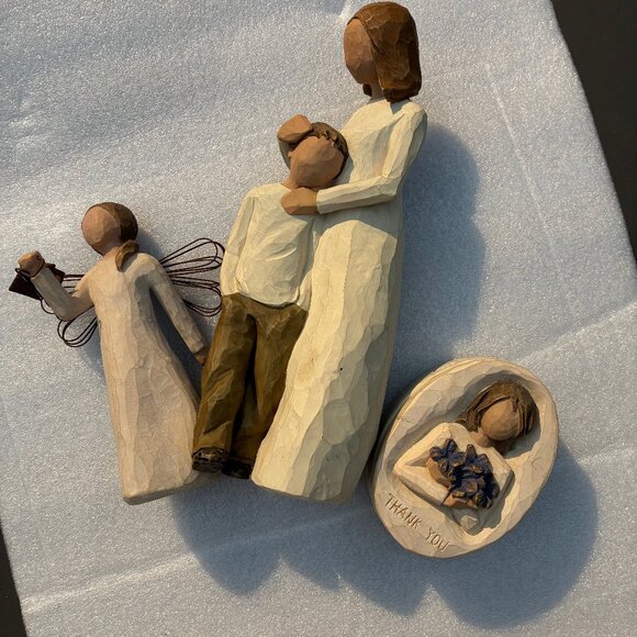 Willow Tree Collectibles Figurines Mother Son, Angel - Picture 1 of 13